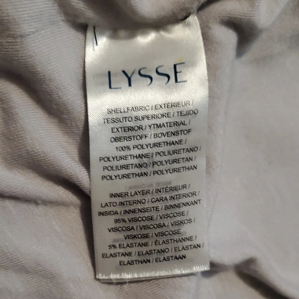 Lysse Light Gray Faux Leather Jacket with Snap Details - Picture 5 of 6
